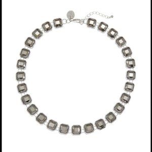 DONATED WHBM 💕 GRAY SQUARE NECKLACE - NWOT